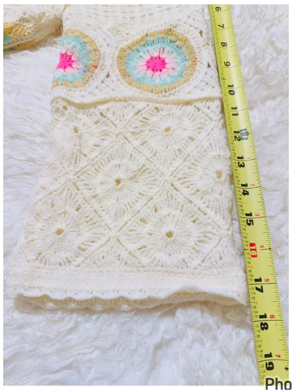 Zara Boho Crochet Top L NWOT